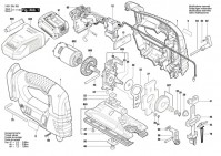 Bosch 3 601 E8J 3D0 GST 18 V-LI Cordless Jigsaw Spare Parts